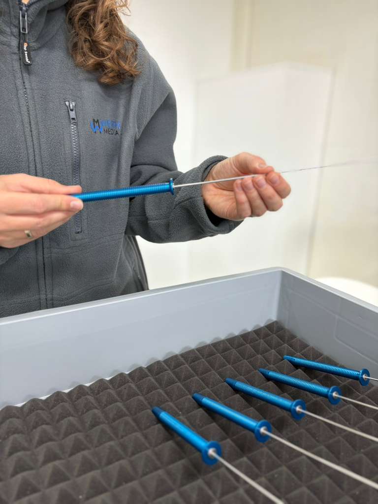 Geprüfte Instrumente vor der Auslieferung